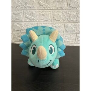Disney Animal Kingdom Triceratops Plush Toy Dinosaur Teal‎ Blue Gold Stars